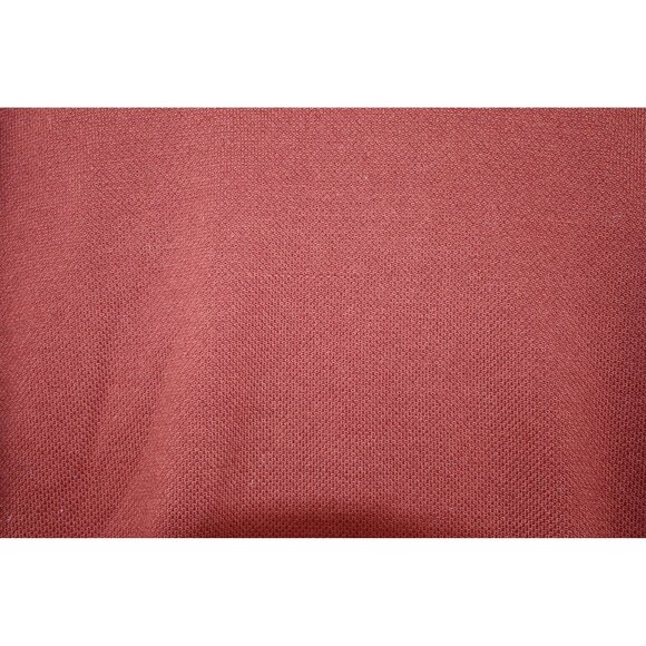 Faconnable Mens L Rust Wool Pullover Crewneck Sweater Ribbed Hem Preppy Academia - Picture 6 of 9